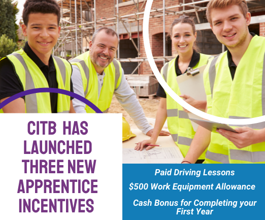 CITB Launches Three New Apprentice Incentives